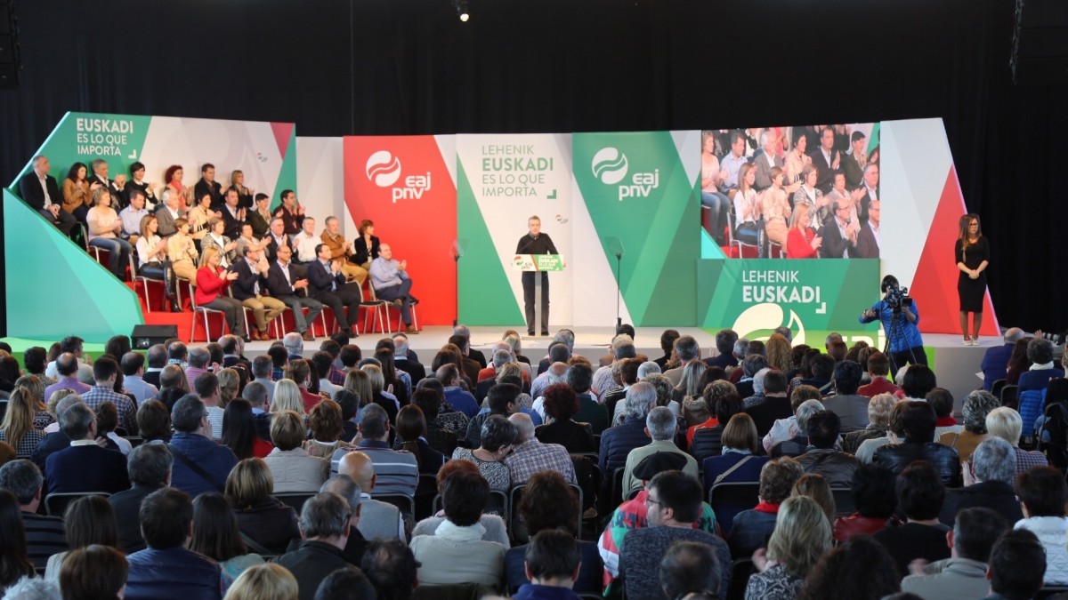 Presentación de las candidaturas de EAJ-PNV a las Elecciones Generales