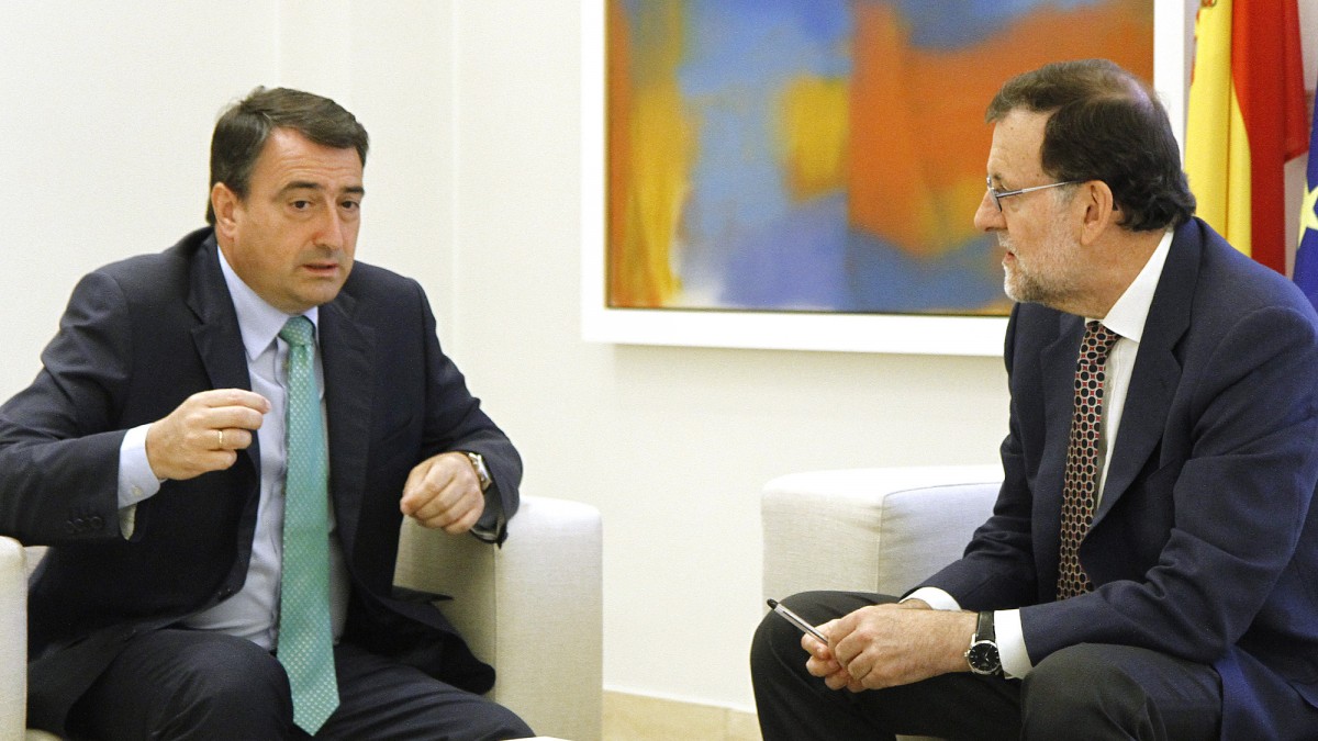 Reunión Aitor Esteban y Mariano Rajoy