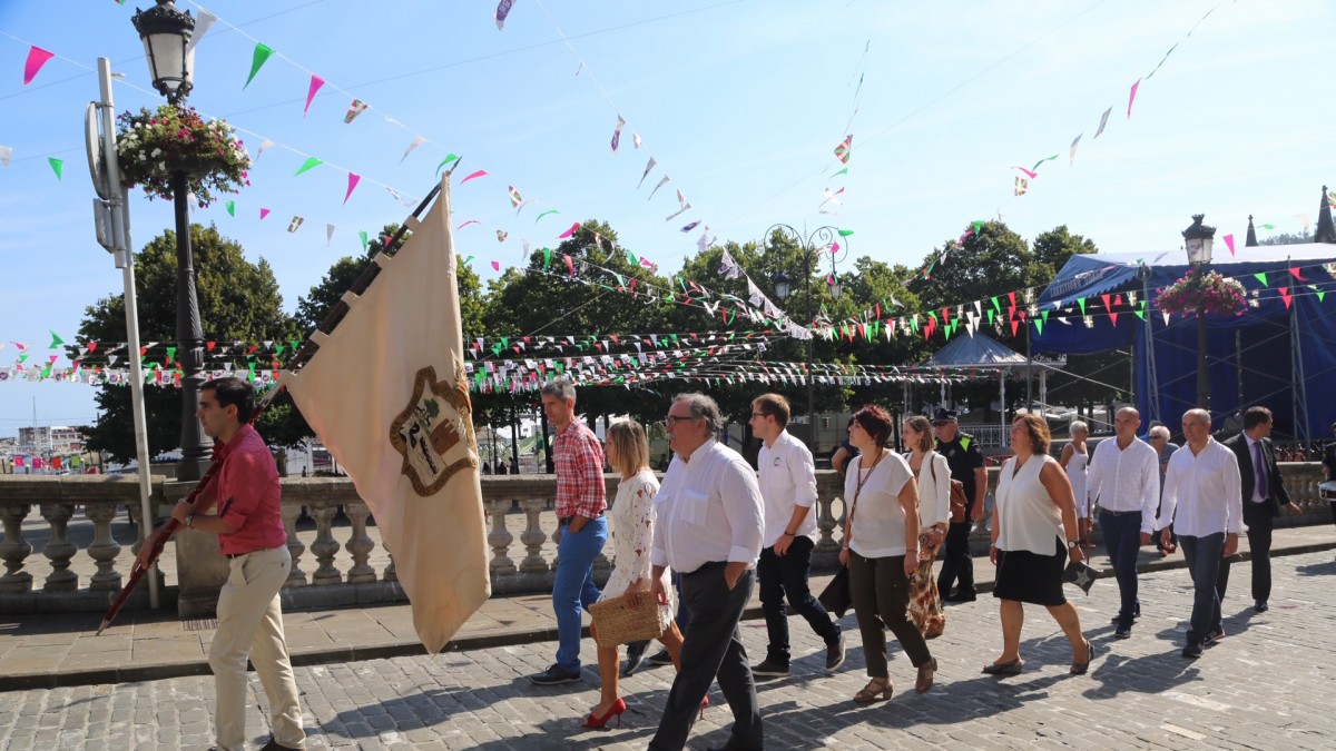 Josu Erkoreka en San Antolin de Lekeitio