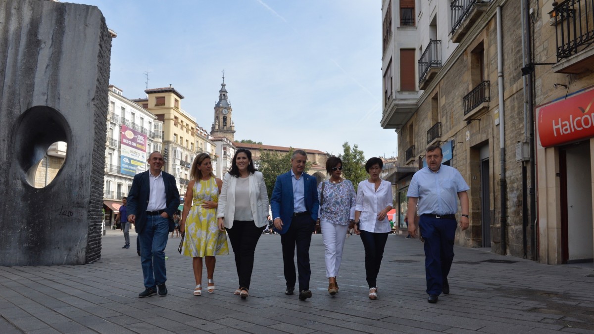 Presentación de los candidatos de EAJ-PNV por Araba para las Elecciones Vascas