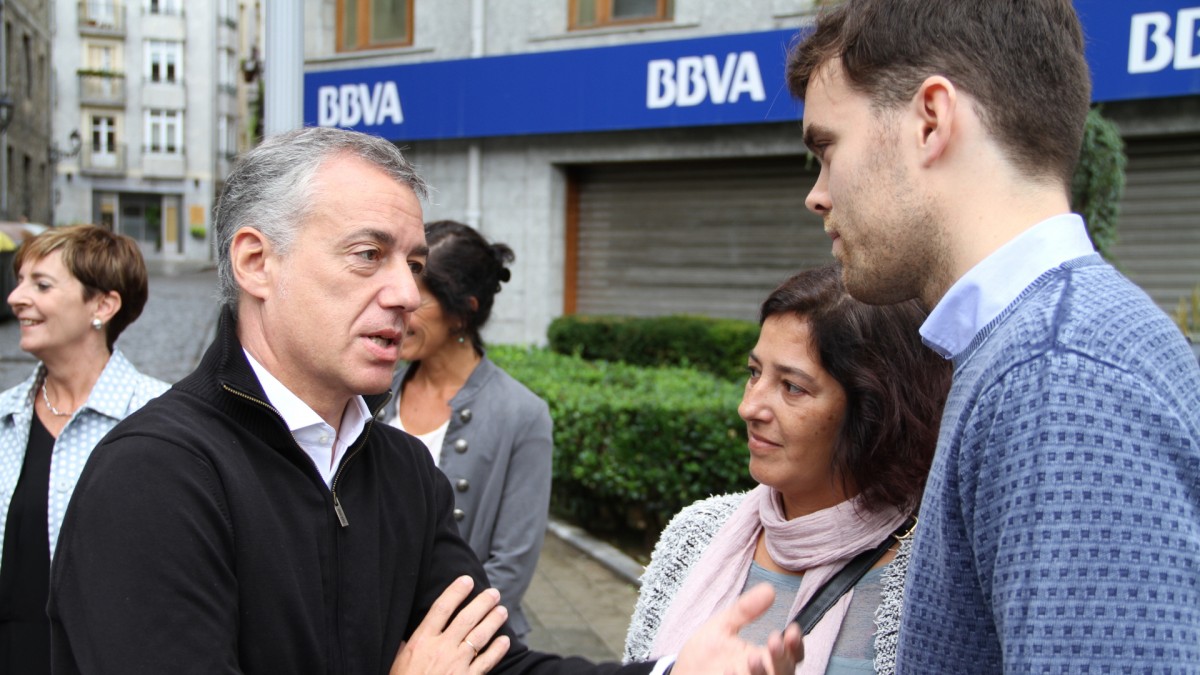 Iñigo Urkullu. Tolosa. Paz y Convivencia