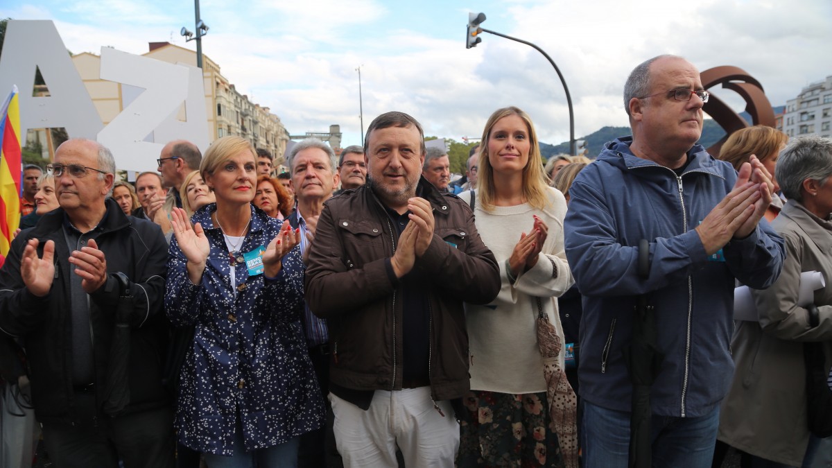 EAJ-PNV en la manifestación de Gure Esku Dago en apoyo al referéndum en Catalunya