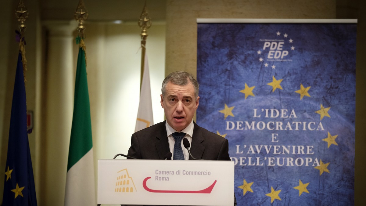 Consejo del PDE en Roma. Iñigo Urkullu