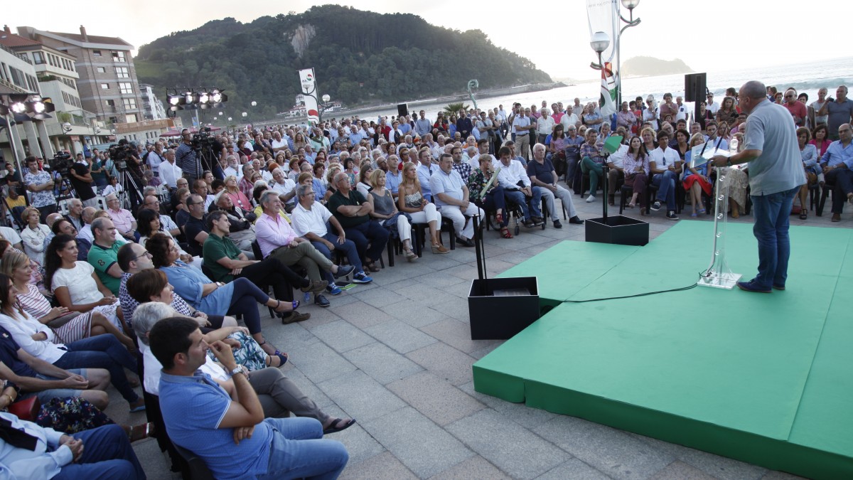 Inicio del curso político en Zarautz 2018