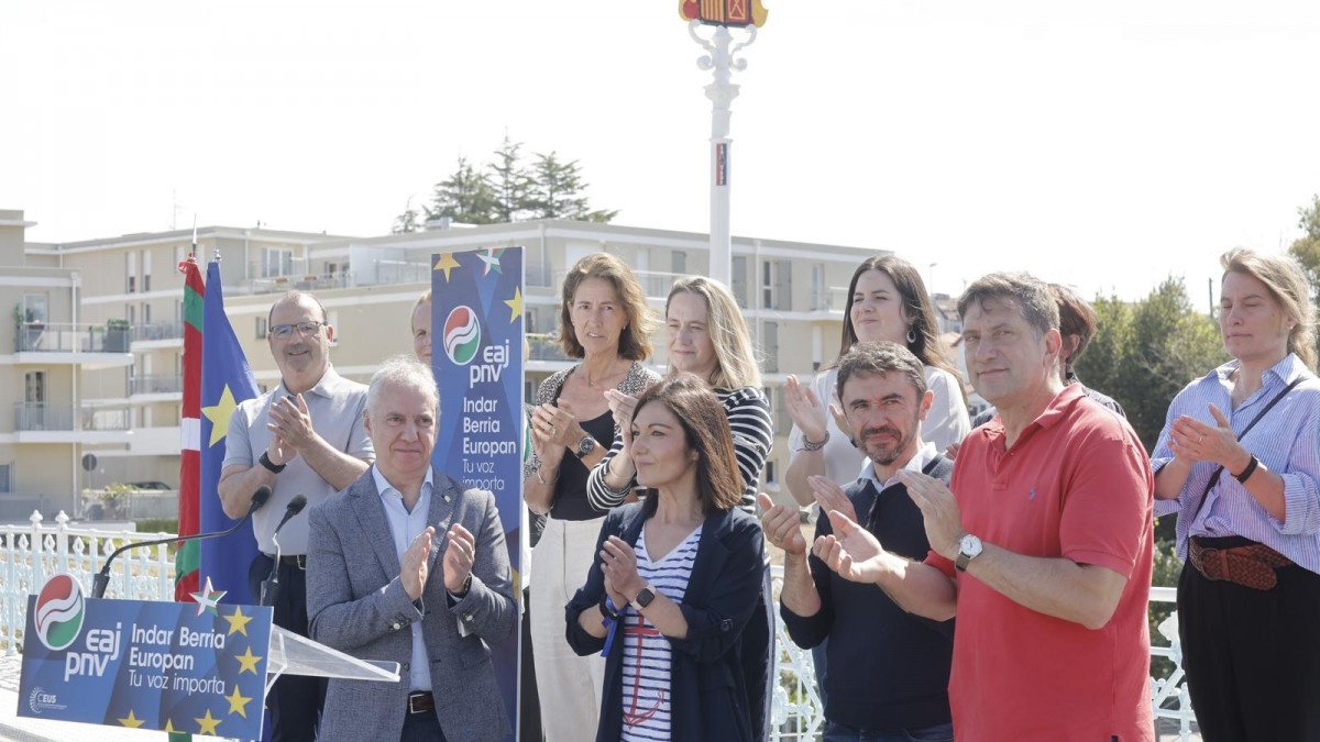 9-J Acto Eurorregión en Irun - Oihane Agirregoitia, Iñigo Urkullu, Yann Wehrling