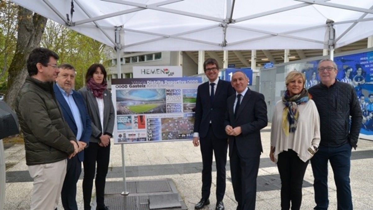 EAJ-PNV apuesta por la mejora de Mendizorrotza como punta de lanza de su estrategia para consolidar Vitoria-Gasteiz como polo deportivo profesional y de ocio