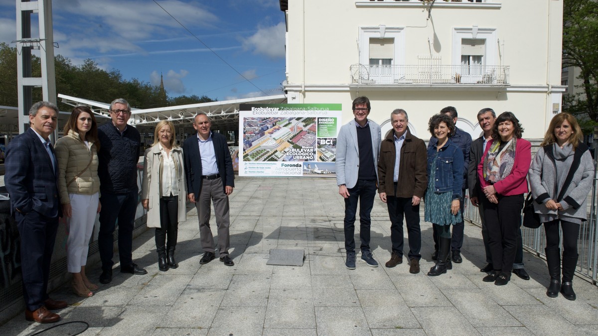 EAJ-PNVk Salburua eta Zabalgana Ekobulebar berde baten bitartez lotzeko apustua egin du