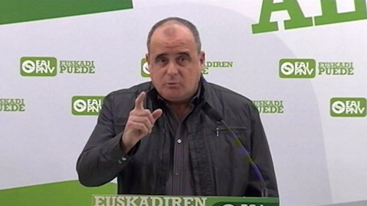 Ekitaldia Irunen: Joseba Egibar