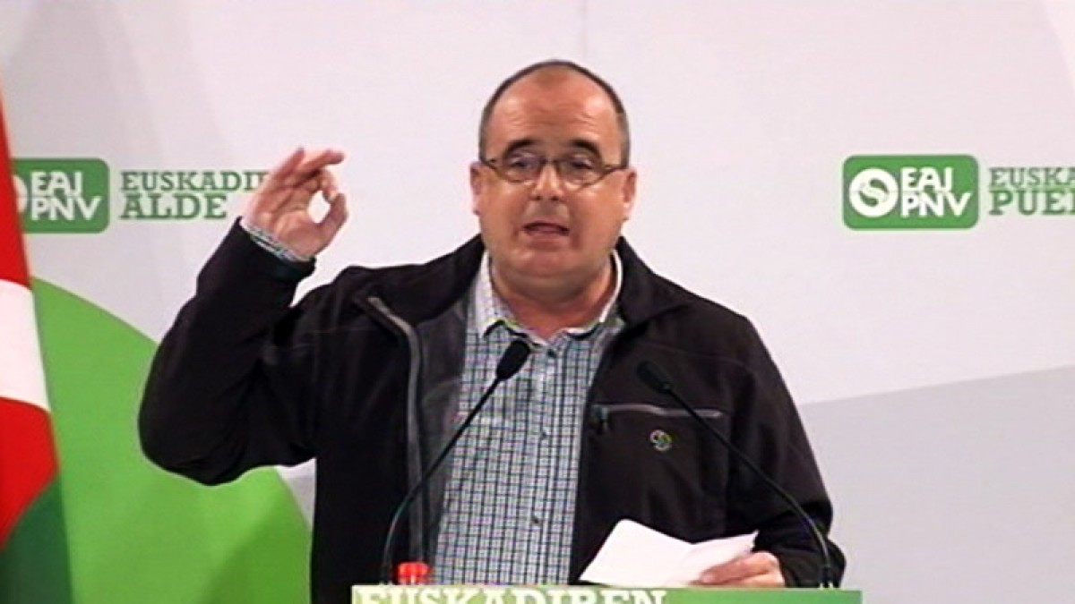 Joseba Egibar Eibarreko mitinean