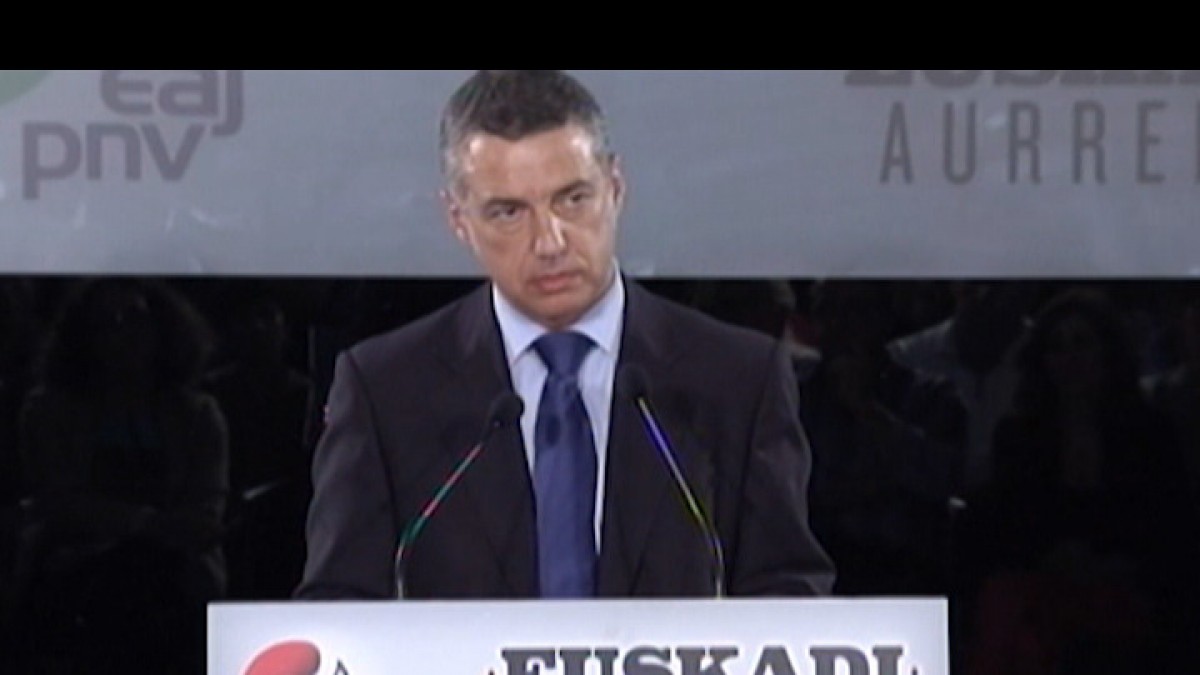 Bakea eta Bizikidetza. Iñigo Urkullu. (Ekitaldia Tolosan)