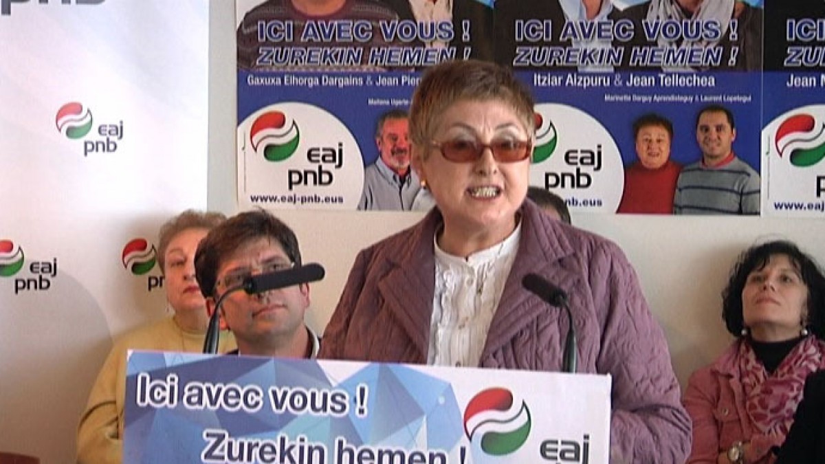 Gaxuxa Elhorga-Dargains, EAJ PNBko hautagaia, Donibane Lohitzuneko kantonamenduan