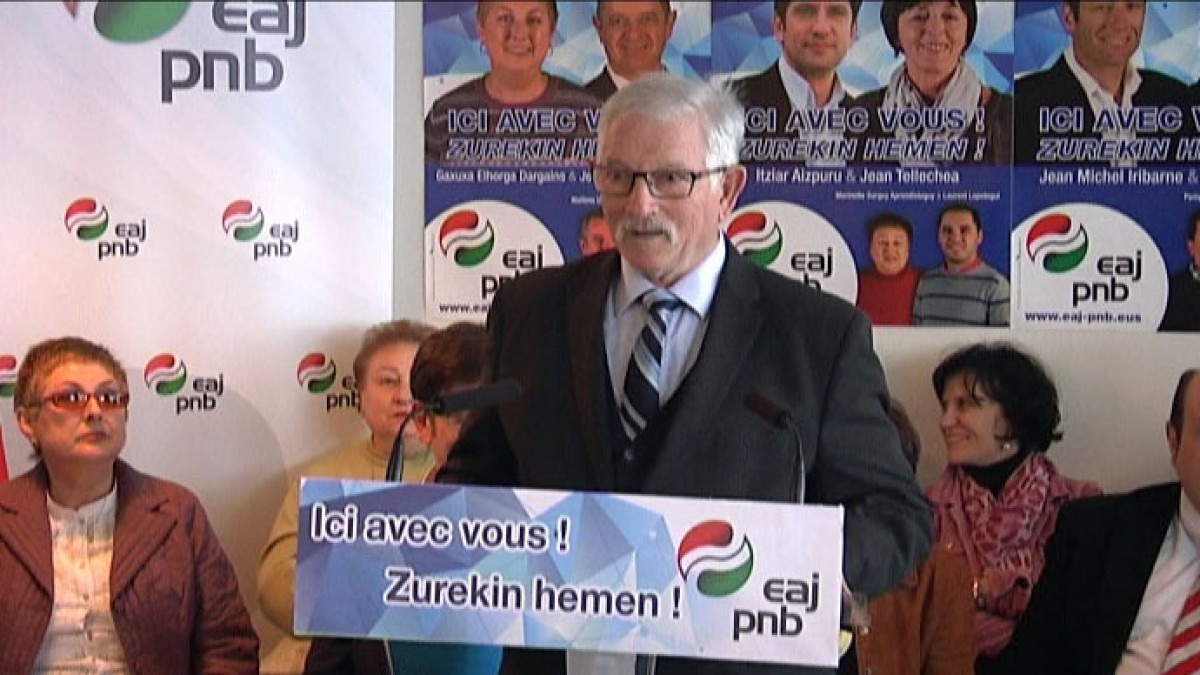 Francis Gellie, EAJ PNBko hautagaia Uztaritze-Errobi Urdazuriko Ibarrak kantonamenduan