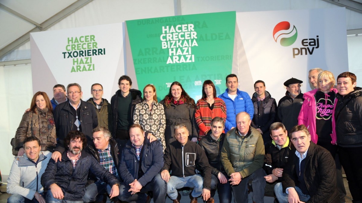 Las candidaturas de EAJ-PNV en Txorierri aportan renovación y experiencia al servicio de la ciudadanía