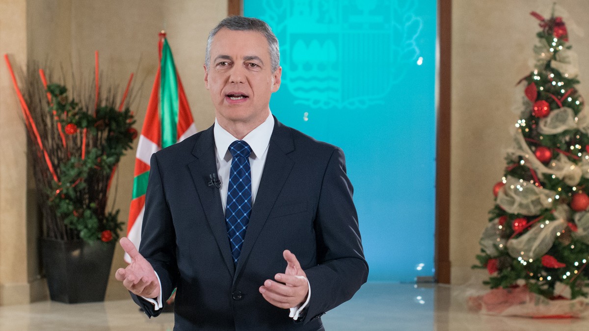 Mensaje de fin de año del lehendakari