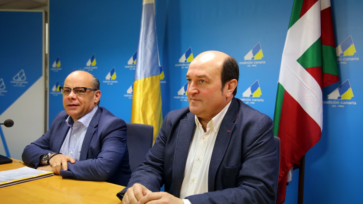 “Por el bien de nuestras naciones, PNV y CC debemos aprovechar la oportunidad que nos da la aritmética parlamentaria”