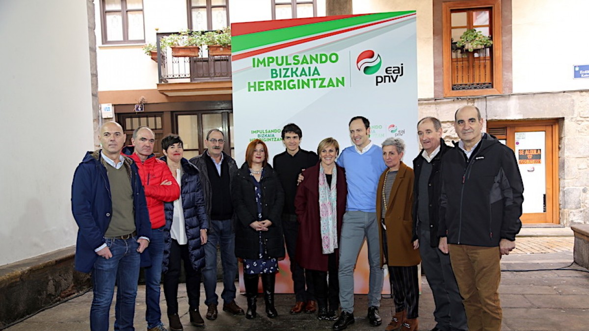 EAJ-PNVk Lea Artibai eskualdean 2019ko udal eta foru hauteskundeetarako aurkeztuko dituen hautagaitzen aurkezpena