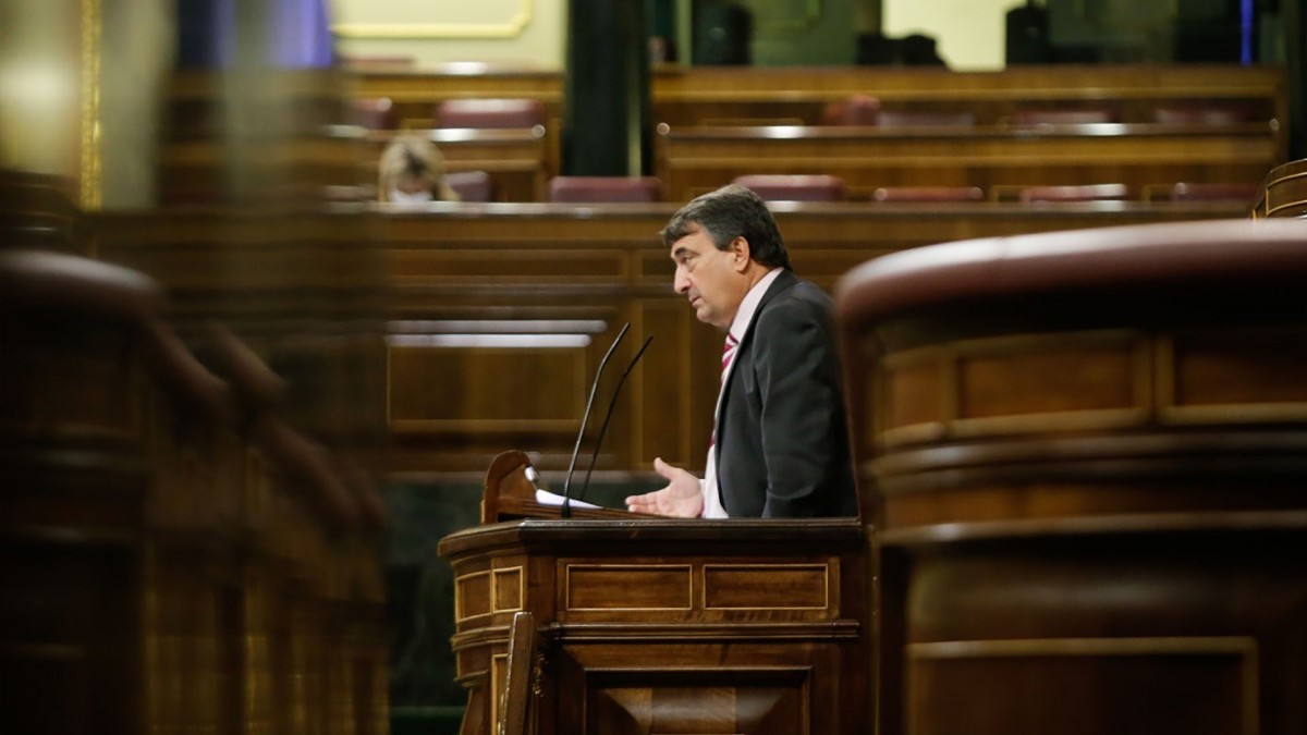 Aitor Esteban defiende el voto favorable al estado de alarma: “Necesitamos seguridad jurídica y un marco estable”