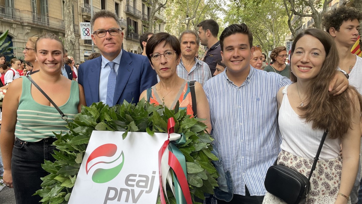 EAJ-PNV muestra su respeto al pueblo catalán en la Diada y defiende que pueda decidir su futuro en libertad y democracia 