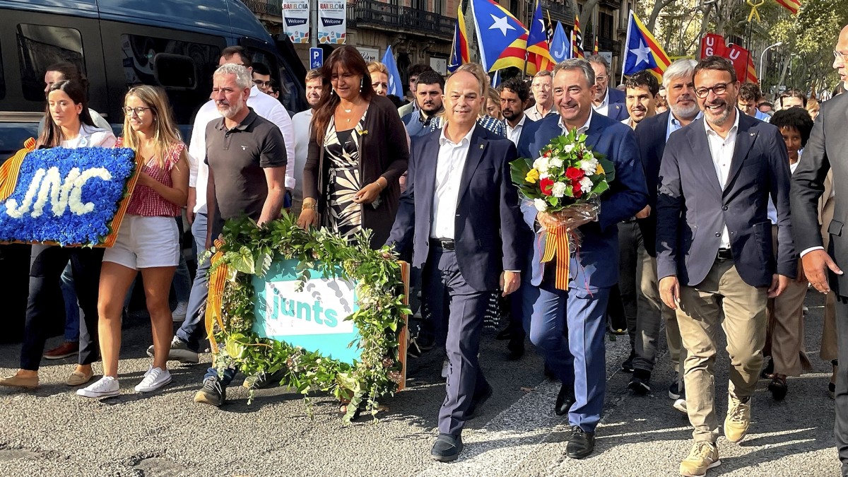 Aitor Estebanek Diadan adierazi du EAJ-PNVk Kataluniako herriarekiko duen errespetua eta gogora ekarri du Euskadi eta Katalunia direla “nazio aitortza erreklamatzen duten” bi nazio 