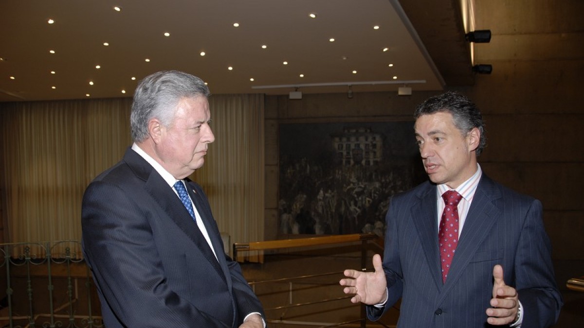 Con el embajador de México en el Estado español