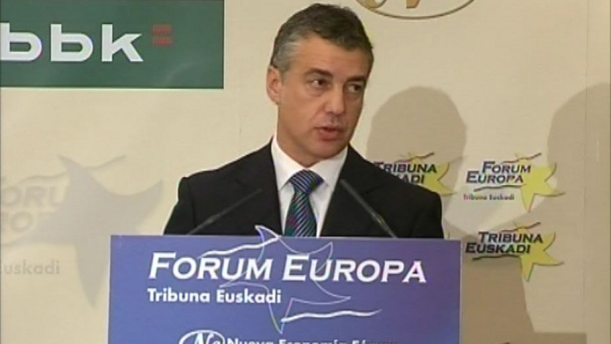 Intervención de Iñigo Urkullu en Nueva Economía Forum, 