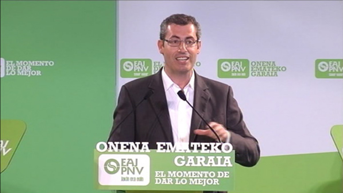 Acto en Irun: Markel Olano