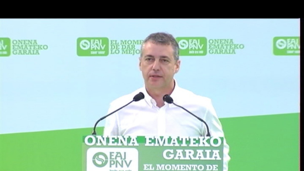 Bergaran ekitaldia: Iñigo Urkullu