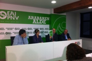 Erkoreka, Olabarria y Tapia presentan el programa electoral - Elecciones Generales 2011