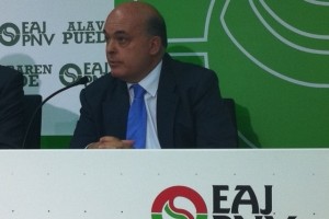 Josu Erkoreka EAJ-PNVk 2011ko hauteskunde orokorrerako hauteskunde egitaraua aurkezten