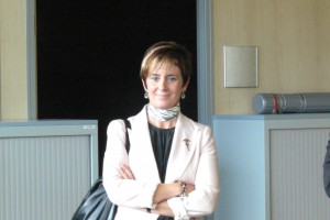 Arantxa Tapia. L Leanizbarrutia, J Agirretxea y J Egibar en Arrasate
