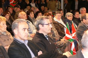 Iñigo Urkullu, Arantxa Tapia y Joseba Egibar en Eibar