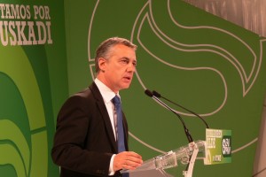 Iñigo Urkullu, Arantxa Tapia eta Joseba Egibar Eibarren