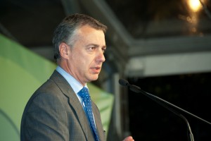 Josu Erkoreka, Iñigo Urkullu y resto de candidaturas en el mitin de Barakaldo