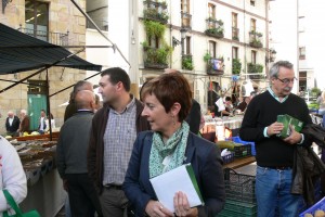 Arantxa Tapia, Joseba Agirretxea eta Lorea Leanizbarrutia Ordizian