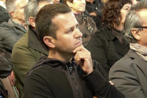 Arantxa Tapia eta Joseba Egibar  Antiguako Gaskuña plazako ekitaldi politikoan