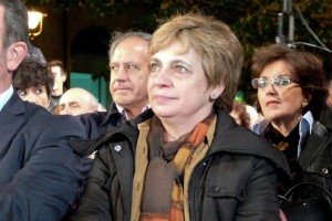 Arantxa Tapia eta Joseba Egibar  Antiguako Gaskuña plazako ekitaldi politikoan