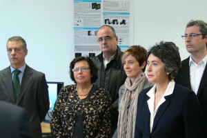 Arantxa Tapia, Joseba Egibar e Iñigo Urkullu en Miramon