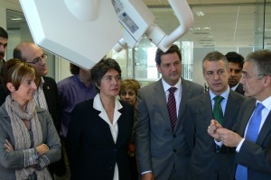 Arantxa Tapia, Joseba Egibar e Iñigo Urkullu en Miramon