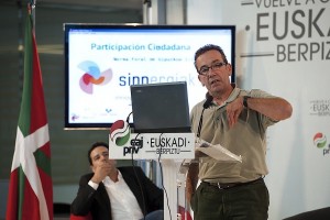 Iñigo Urkullu Gobernu zuzena jardunaldian. Donostia