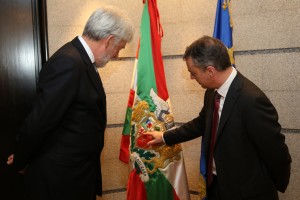 Iñigo Urkullu con el Embajador de Gran Bretaña