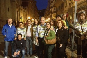 EAJ-PNV en la Korrika a su paso por Bilbao