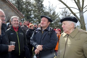 Andoni Ortuzar en Bizkargi en la víspera de Aberri Eguna