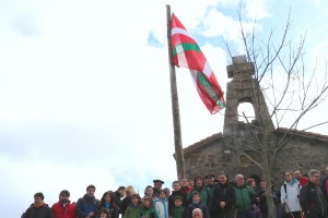 Andoni Ortuzar en Bizkargi en la víspera de Aberri Eguna