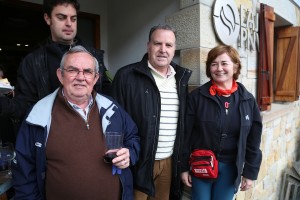 Andoni Ortuzar en Larrabetzu en la víspera de Aberri Eguna