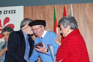 Premio a titulo póstumo a Fortunato Agirre primer alcalde nacionalista, de EAJ en Lizarra