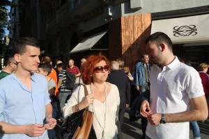 Cargos de EAJ-PNV en la manifestación del  Día internacional del colectivo LGTBQ