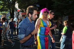 Cargos de EAJ-PNV en la manifestación del  Día internacional del colectivo LGTB