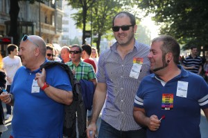 Cargos de EAJ-PNV en la manifestación del  Día internacional del colectivo LGTB