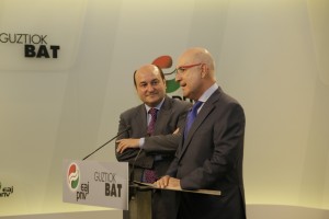 Reunión Josep Antoni Duran i Lleida y Andoni Ortuzar