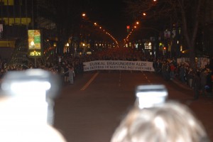 Manifestación en Bilbao